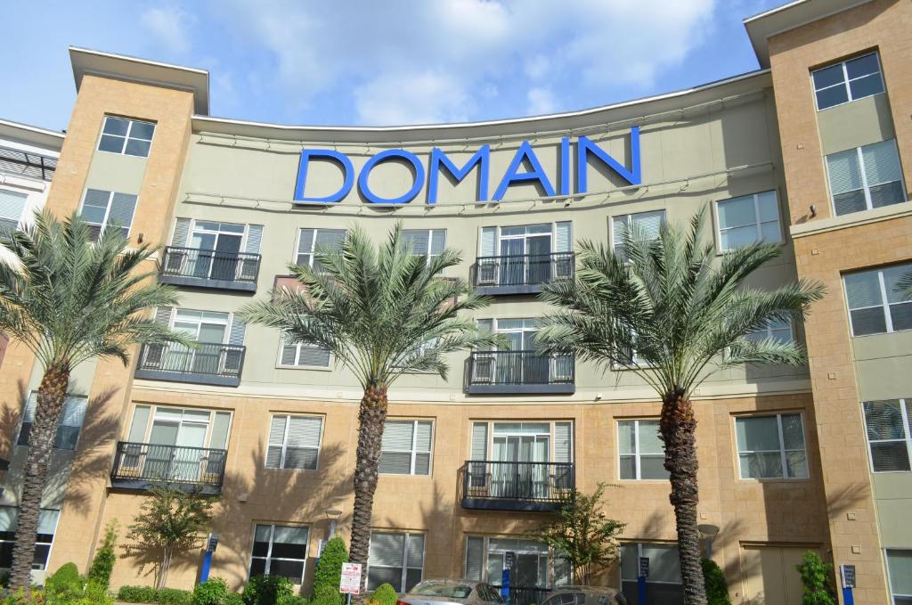 休斯顿市中心区域公寓的 ⁇ 染Domani酒店前方