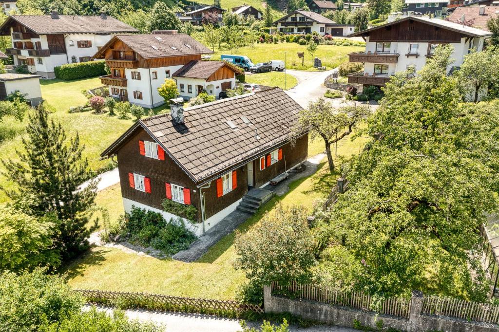 施伦斯玛利德小木屋的村子里的房子模型