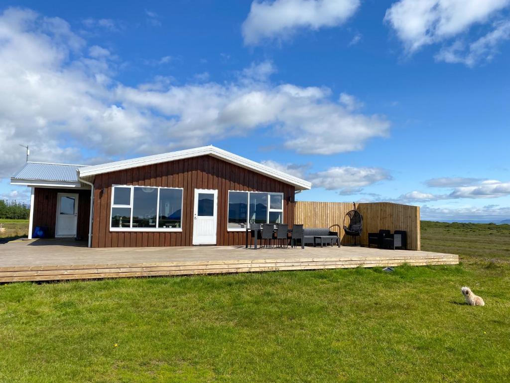 博尔加内斯Beautiful house in the nature of West Iceland的相册照片