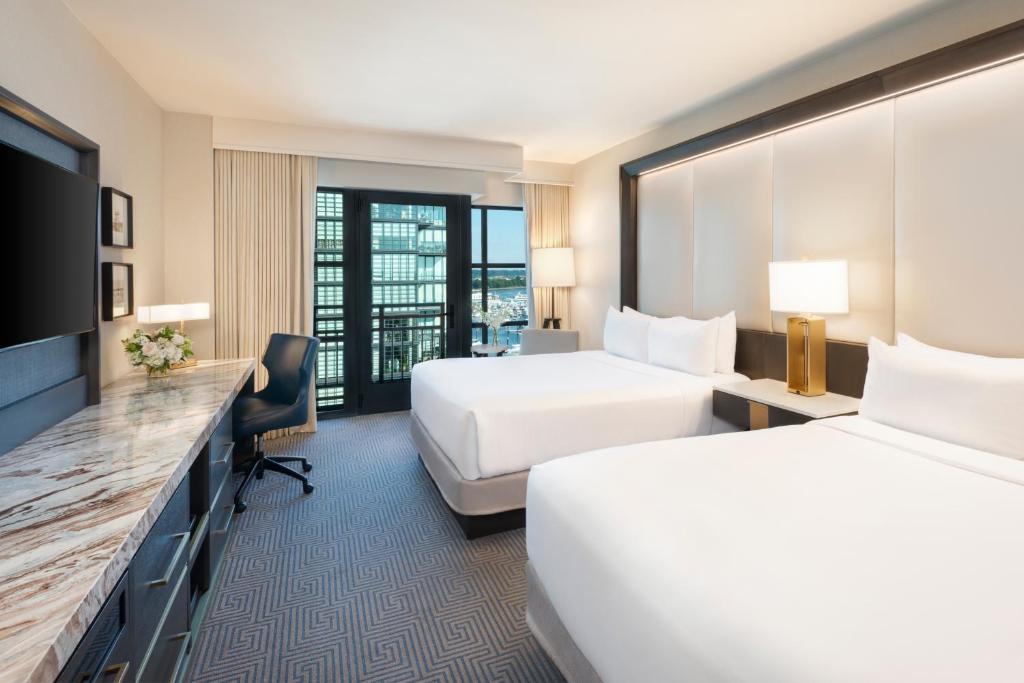 InterContinental - Washington D.C. - The Wharf by IHG客房内的一张或多张床位