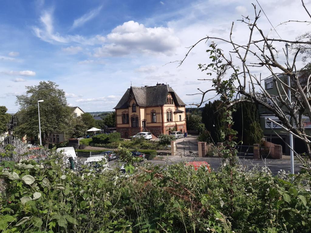 厄斯特里希-温克尔Rheingauzeit的花园中一座古老的房子