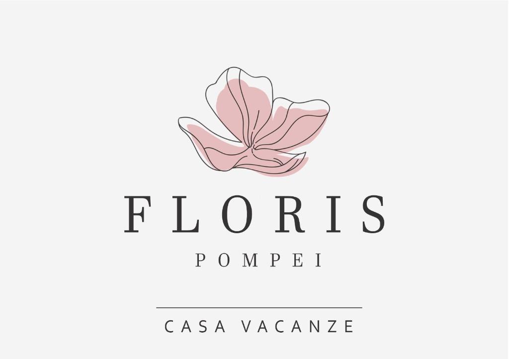 庞贝Floris Pompei的花公司的标志