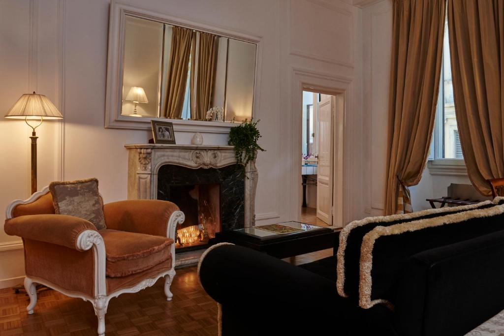 Casa Howard Firenze - Residenza d'Epoca的休息区