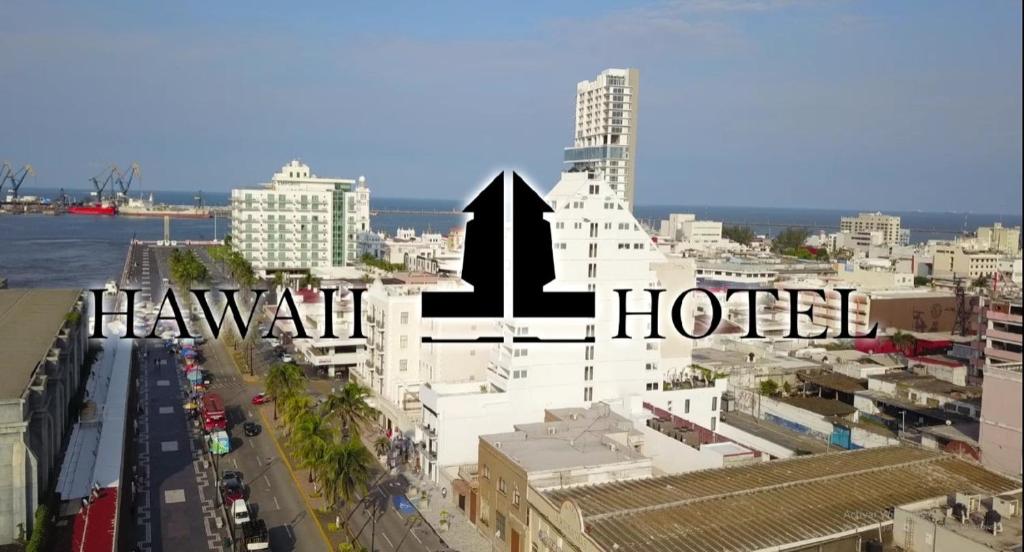 韦拉克鲁斯Hawaii Hotel Veracruz的城市景观,哈威亚酒店