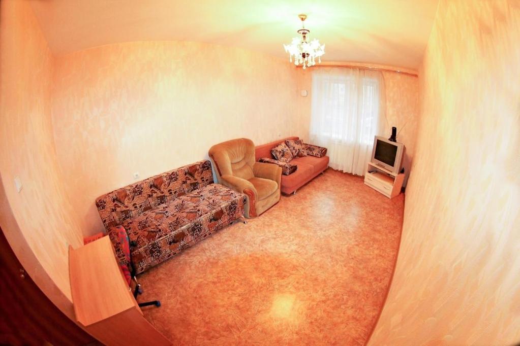 赤塔得卡布利斯特因哥宾兹克亚29号公寓的带沙发和电视的客厅