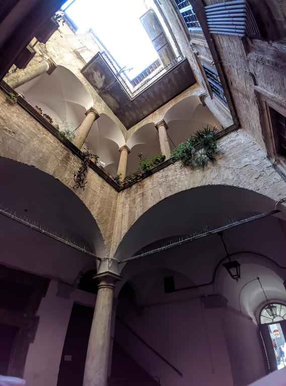 佩鲁贾Casa Sant'Ercolano的一座建筑,上面有植物