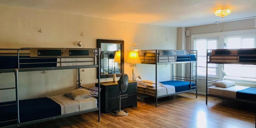 梅尔罗斯旅舍客房内的一张或多张双层床