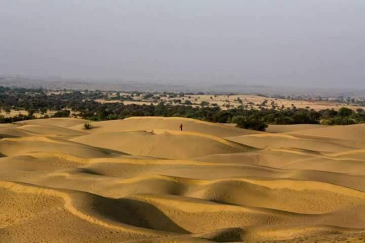 KūriSunny Desert Camp的沙漠中的沙丘