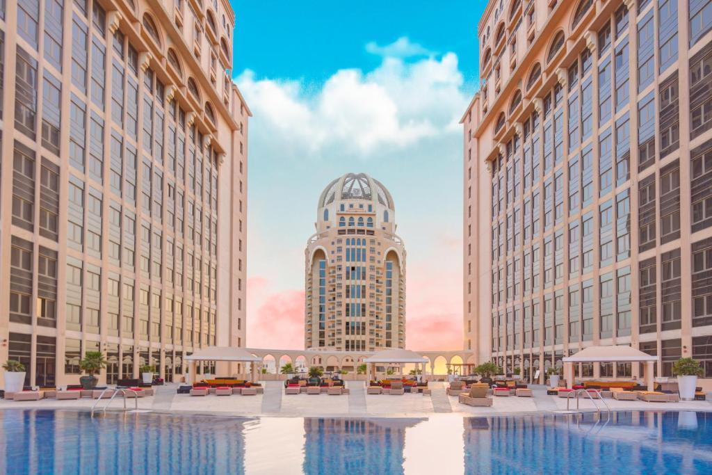 多哈Al Gassar Resort的建筑设计,建筑庭院