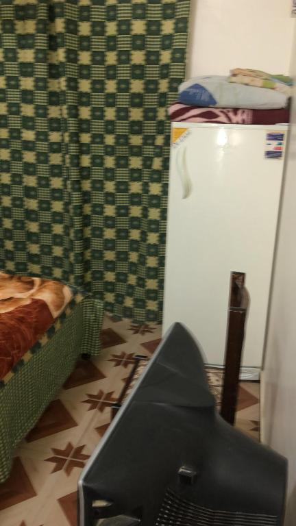 库塞尔Sunny sea的客房设有冰箱、床和电视。