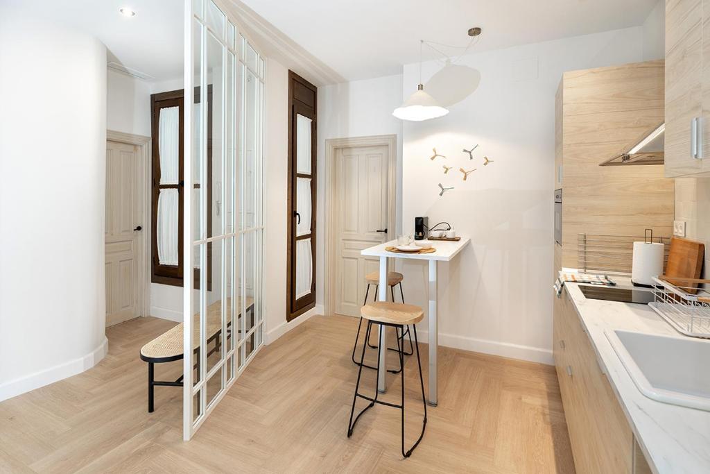 Apartamentos PROGRESO的厨房或小厨房