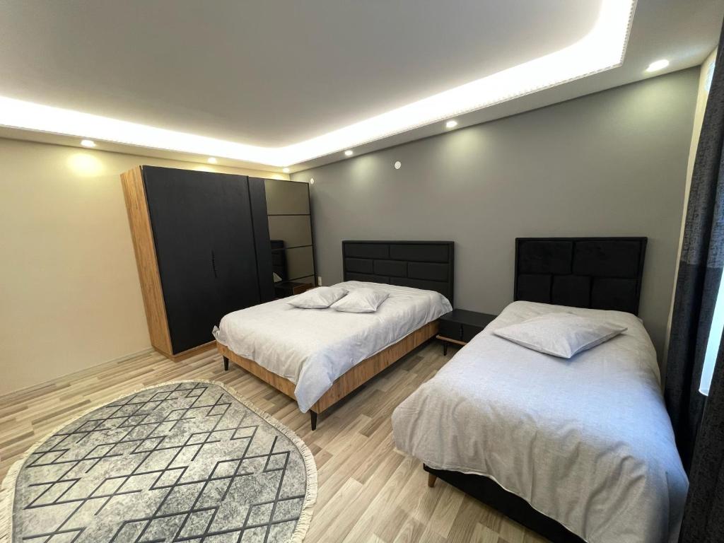 Kubbe House客房内的一张或多张床位