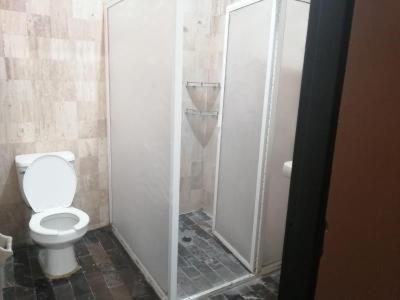 托卢卡Linas home的一间带卫生间和淋浴的浴室