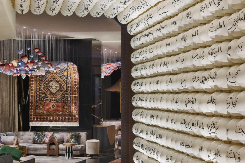 W Dubai - Mina Seyahi的休息区