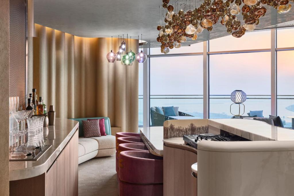 W Dubai - Mina Seyahi的休息区