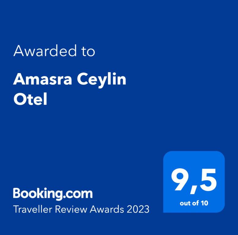 阿玛斯拉Amasra Ceylin Otel的给阿马逊的文本与阿马逊的文本一起显示阿马逊的应用程序