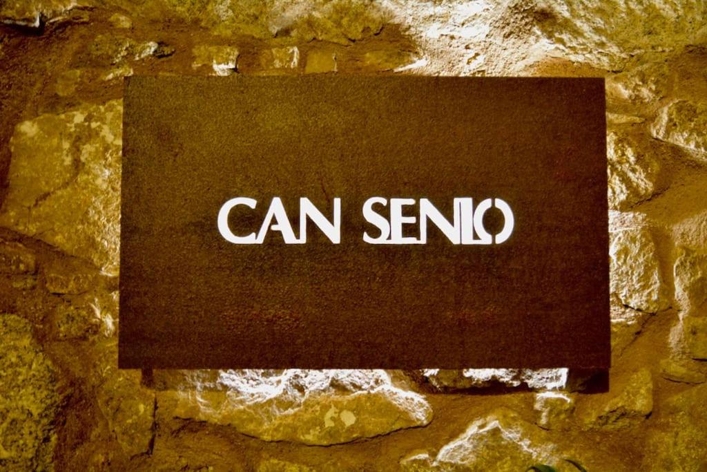 滨海托萨Can Senio 1的石墙上写有能派索的标语
