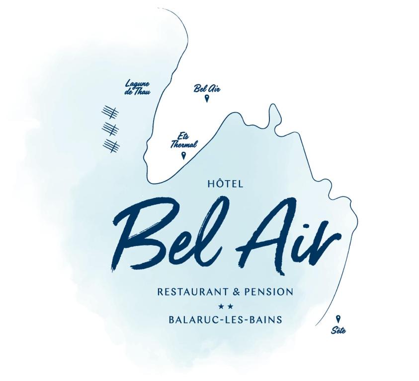 巴拉吕克莱班Hôtel restaurant et pension soirée étape Bel Air的标有el salvador地图的酒店