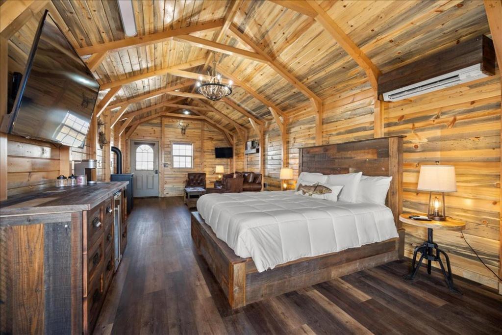 Big Horn Valley Ranch客房内的一张或多张床位
