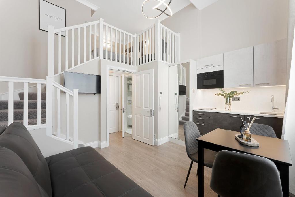Cleveland Residences Paddington的电视和&#47;或娱乐中心
