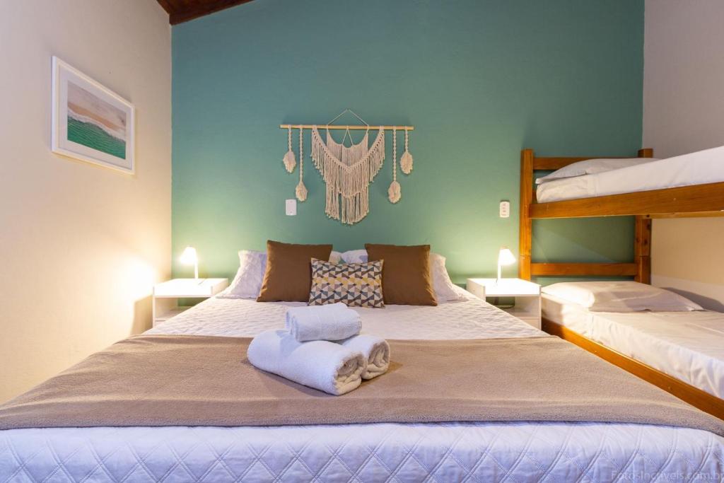 Estrela do Mar Paraty客房内的一张或多张床位