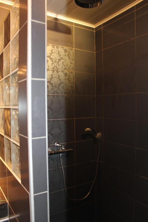 圣让-德吕兹Sagardi Zolan的一间带软管淋浴的浴室