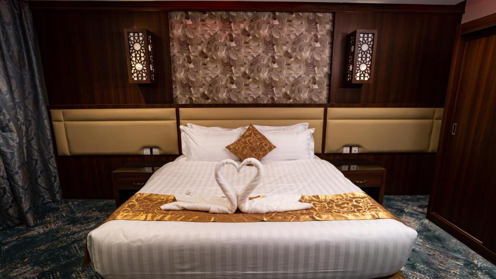 泰布克فندق جاردن فيو的酒店客房 - 带2条毛巾和1张床