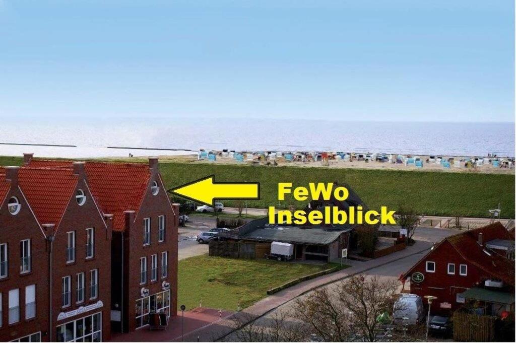 诺登Ferienwohnung Inselblick Norddeich mit Meerblick的黄标,说fyno星座