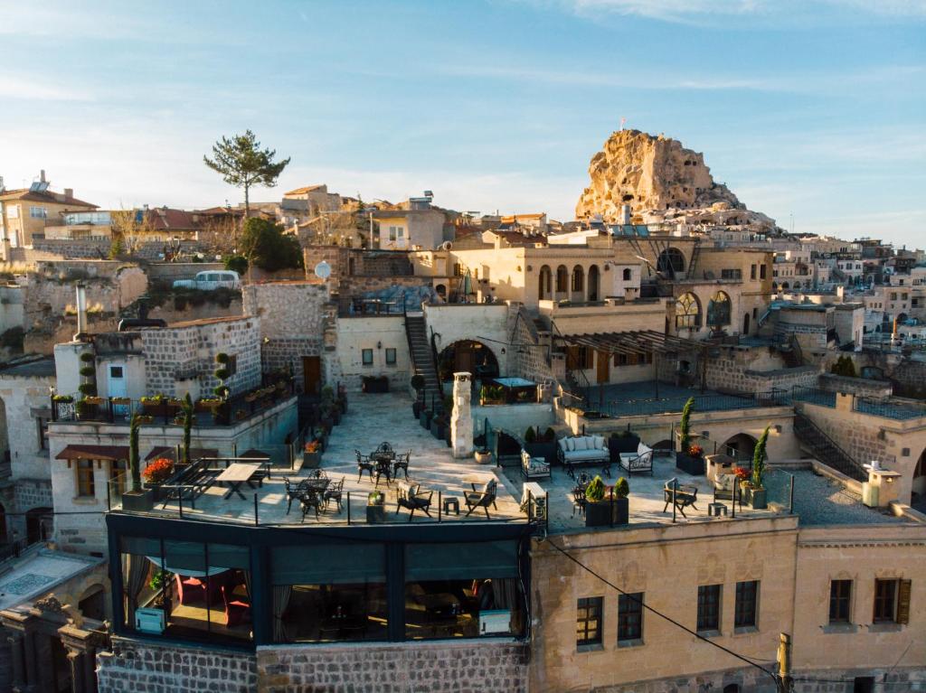 乌奇希萨尔Vigor Cappadocia - Special Class的享有城市美景。