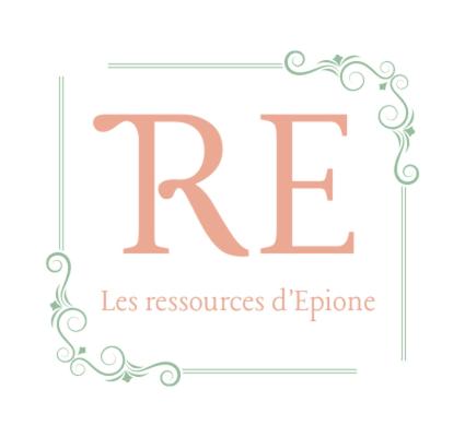 拉马斯特尔Les ressources d'Epione的带有粉红色首字母rcf的标志