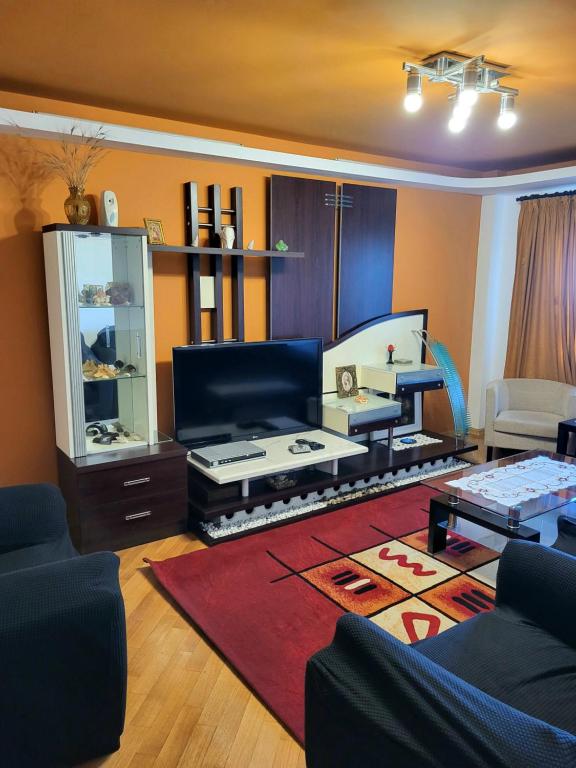 曼加利亚casa dana的客厅配有沙发和桌子