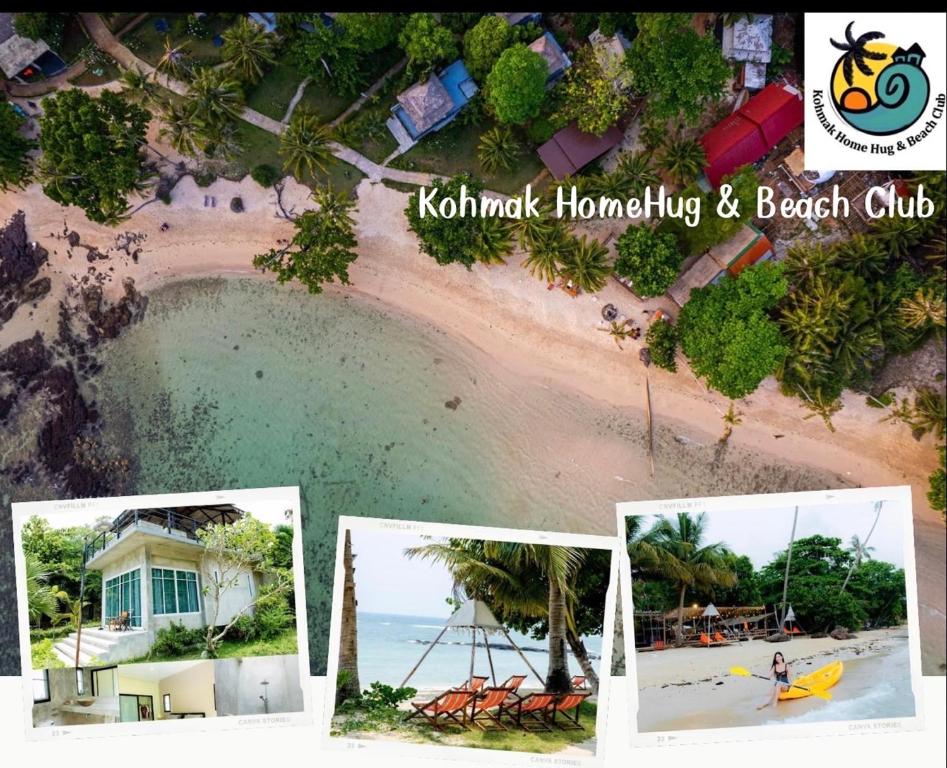 麦岛Kohmak HomeHug&Beachclub的海滩照片的拼贴