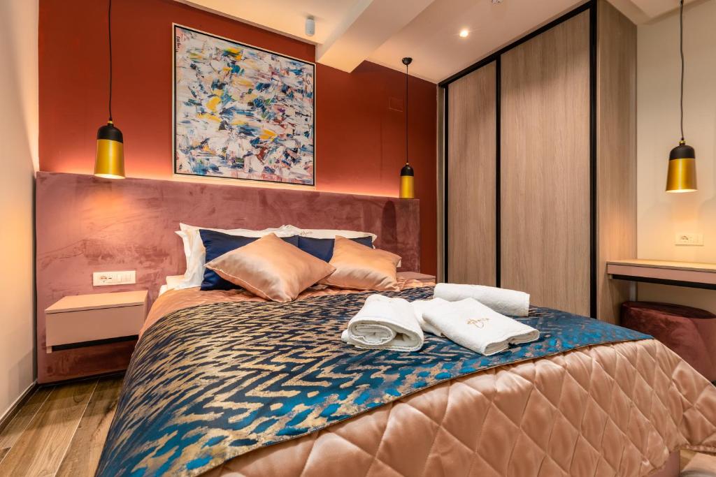 Hotel Vila Hedonija客房内的一张或多张床位