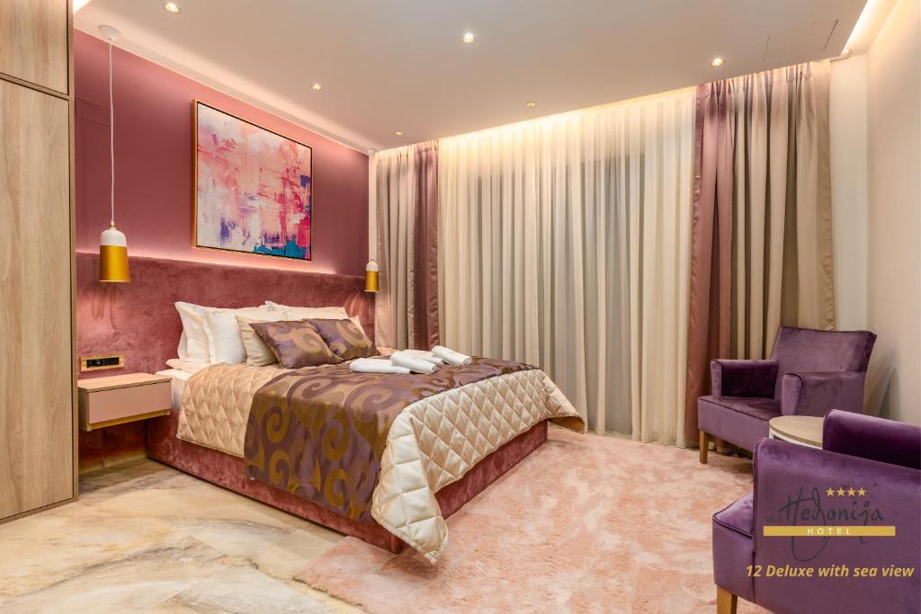 Hotel Vila Hedonija客房内的一张或多张床位