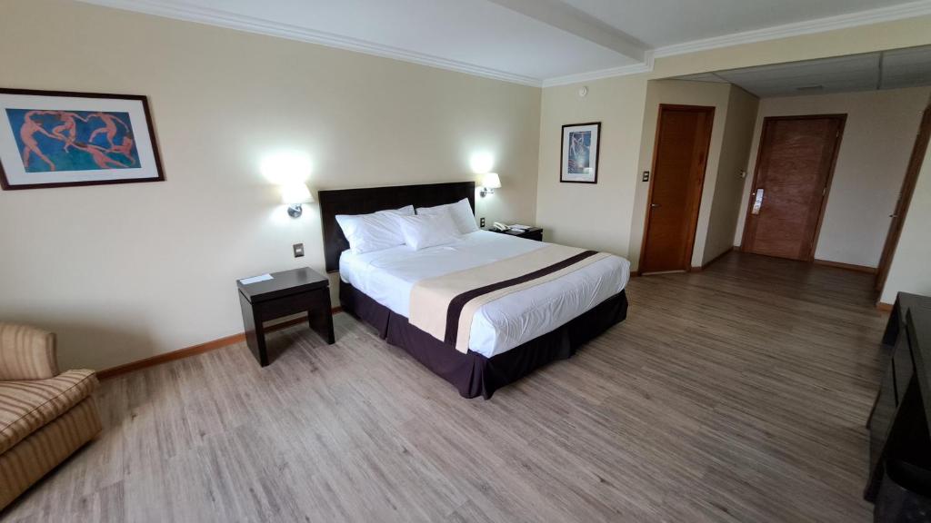 阿里卡迭戈德阿尔马格罗阿里卡酒店的酒店客房,配有床和沙发