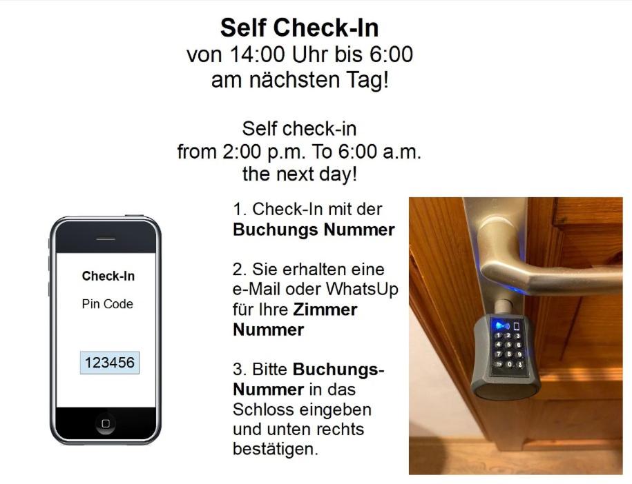 德累斯顿Zimmerfrei-Dresden mit Bad-Miniküche Self Check In 24-7的手机的截图,包含一系列项目