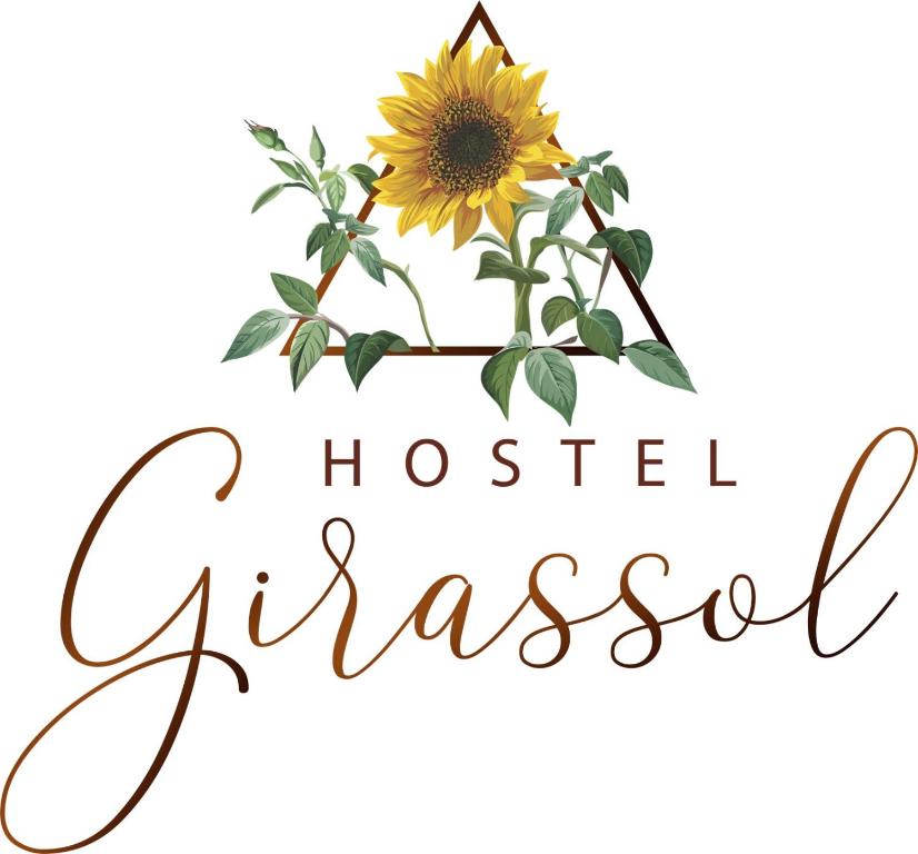 托坎廷斯州蓬蒂阿尔塔HOSTEL GIRASSOL的天使旅馆用天使的词向量图解向日葵