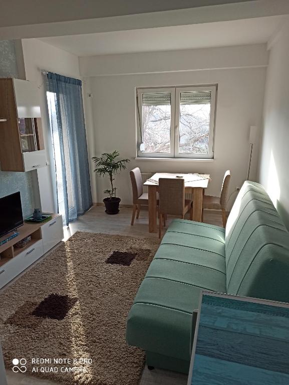尼什Mila lux的客厅配有沙发和桌子
