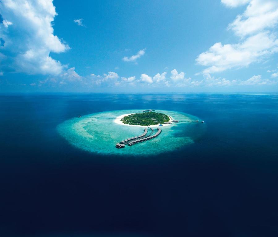 迪德赫胡JA Manafaru的海洋中部的小岛