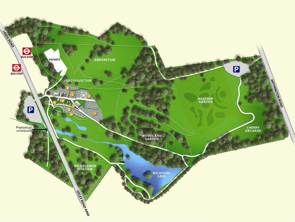 AdelHome的公园的一般地图