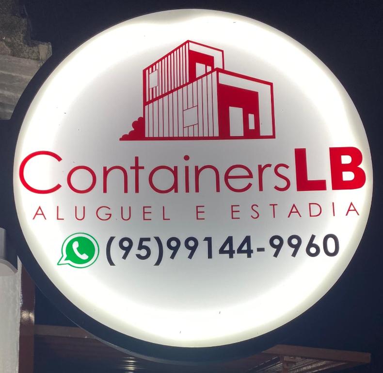 博阿维斯塔Container LB PONU的建筑上的餐厅标志