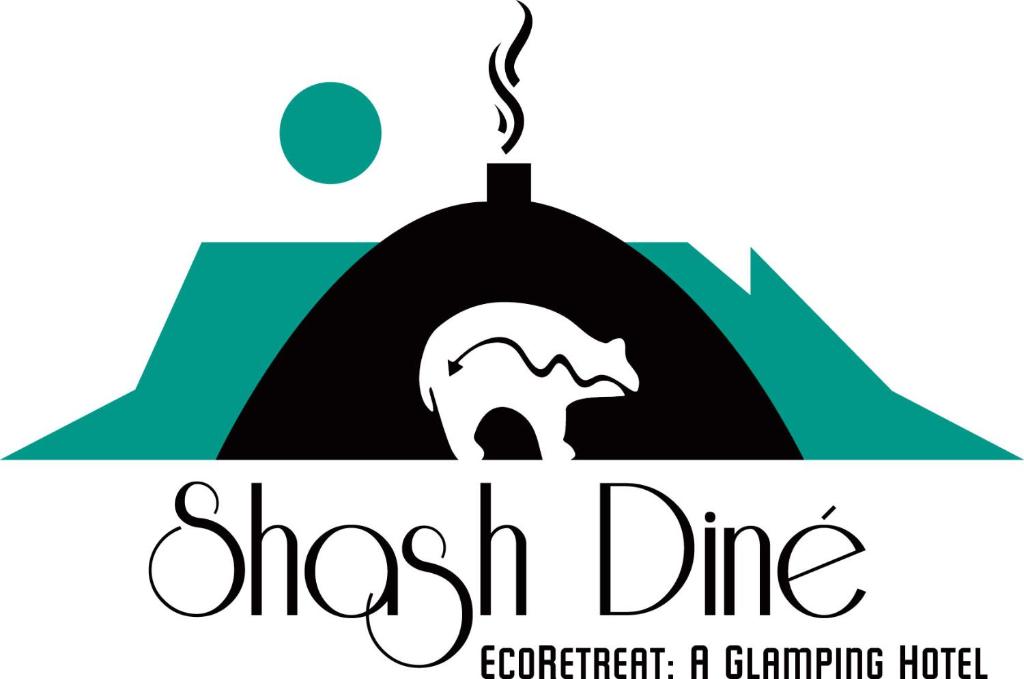 佩吉Shash Dine' EcoRetreat的前面有马的鬼地方的标志