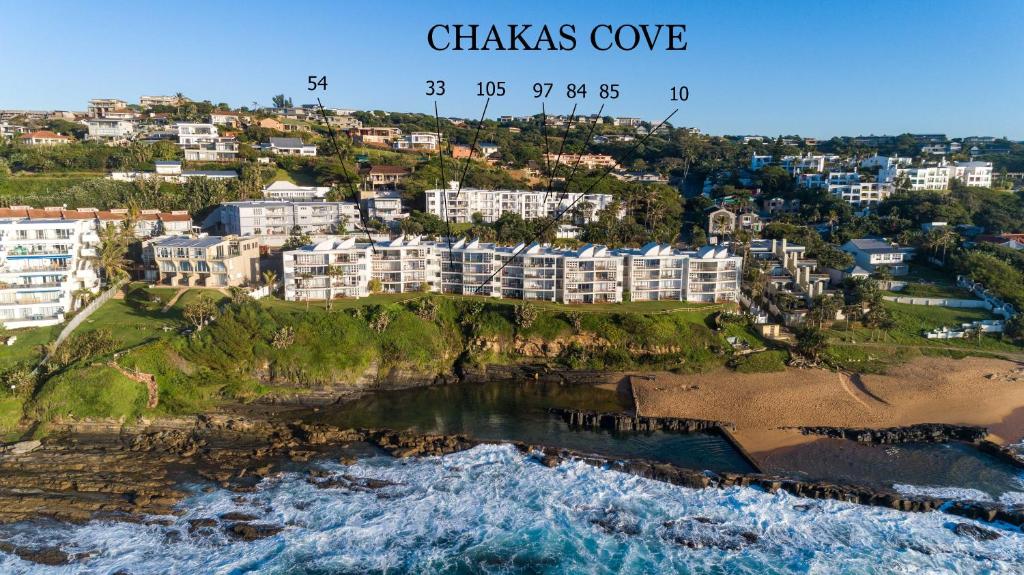 巴利托Chakas Cove的享有 ⁇ 海湾酒店和海洋的空中景致