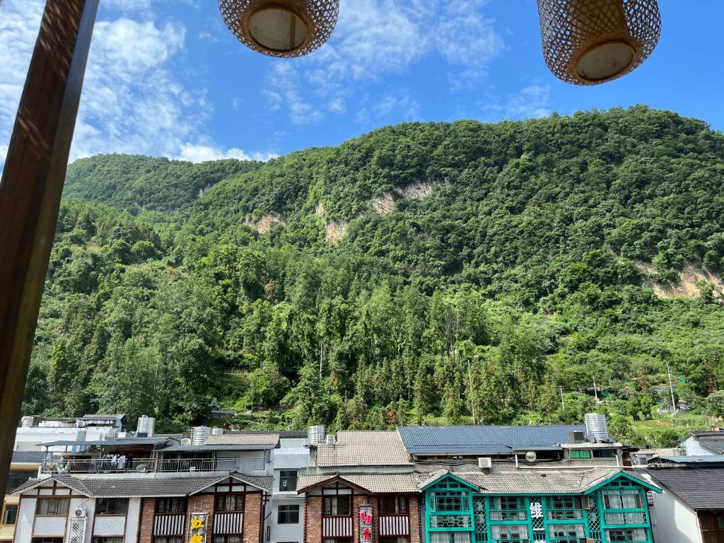 山景或在酒店看到的山景