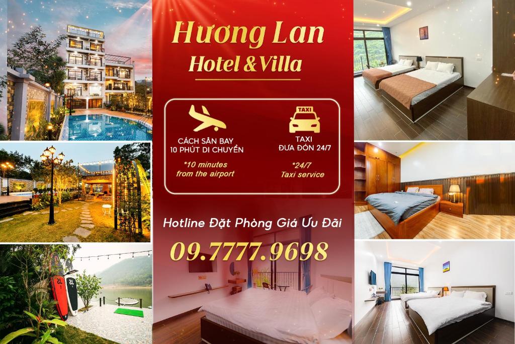 Ninh MônFamily House Nội Bài Airport Hotel & Villa的酒店和别墅图片的拼贴