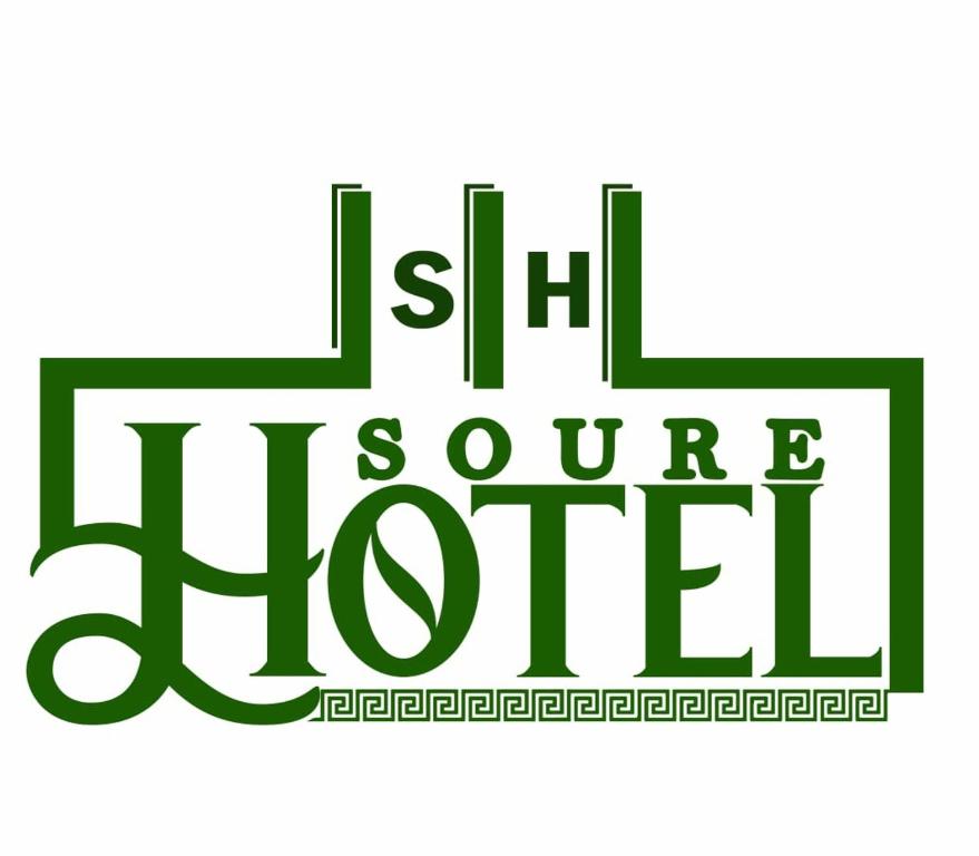 索雷NOVO HOTEL SOURE的绿色标志,用石灰希望的词