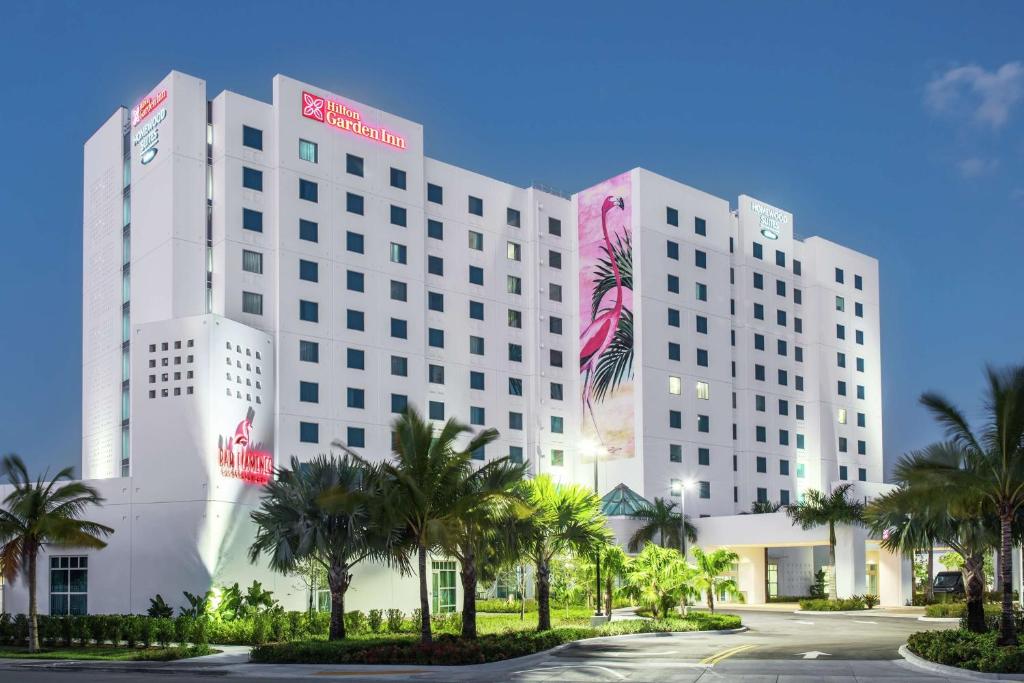 迈阿密迈阿密海豚购物中心希尔顿花园酒店的 ⁇ 染毫克酒店