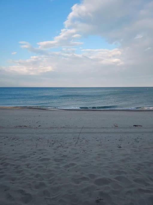 圣西普里安Logement plage的海滩与大海相映成趣