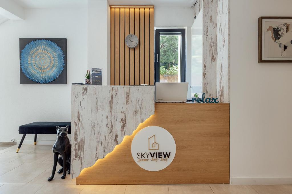 SkyView apartments的休息区