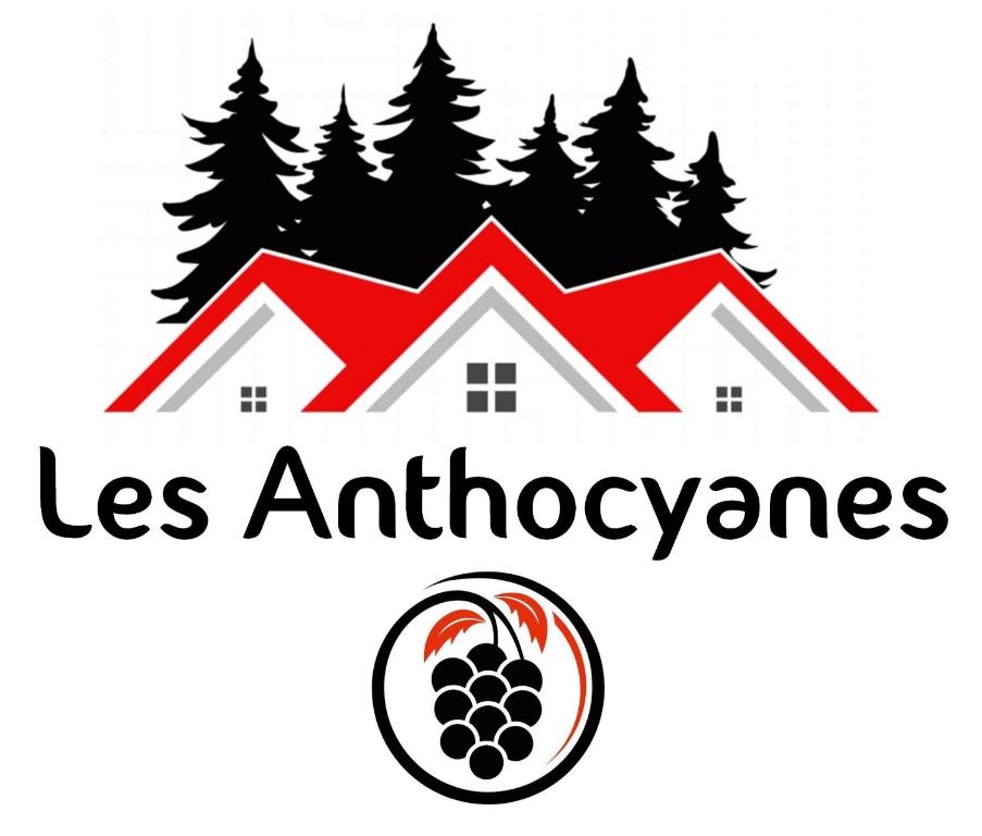 Champagnyles anthocyanes CHAMBRE FORET的树屋的标志和字样